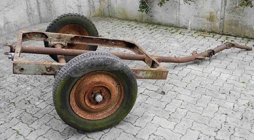 Anhangerfahrgestell A1, single-axle light trailer chassis, Luftwaffe