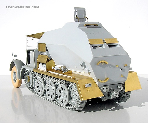 Sd.Kfz.7/3 Feuerleitpanzer fur V-2 Raketen (V-2 Rocket Command Vehicle) LEADWARRIOR 1/35 Resin Kit