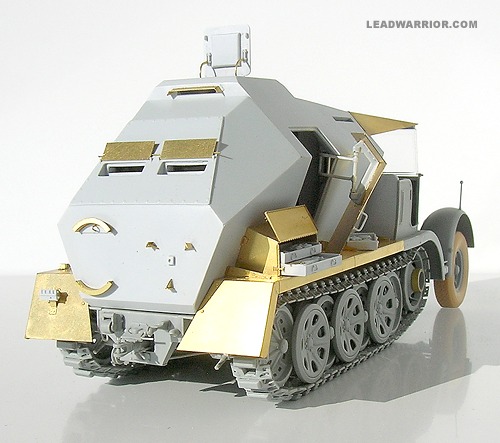 Sd.Kfz.7/3 Feuerleitpanzer fur V-2 Raketen (V-2 Rocket Command Vehicle) LEADWARRIOR 1/35 Resin Kit