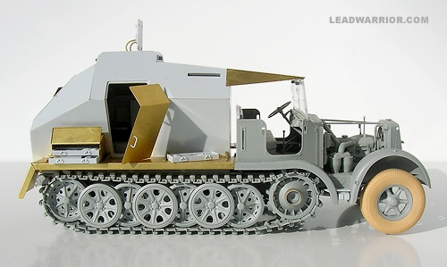 Sd.Kfz.7/3 Feuerleitpanzer fur V-2 Raketen (V-2 Rocket Command Vehicle) LEADWARRIOR 1/35 Resin Kit