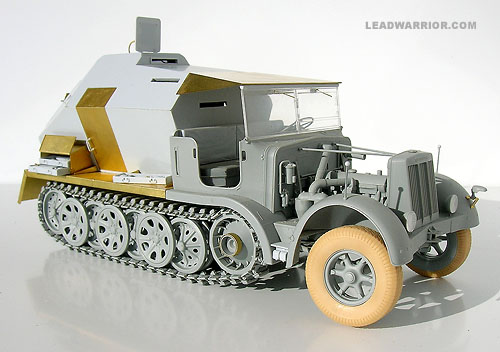 Sd.Kfz.7/3 Feuerleitpanzer fur V-2 Raketen (V-2 Rocket Command Vehicle) LEADWARRIOR 1/35 Resin Kit